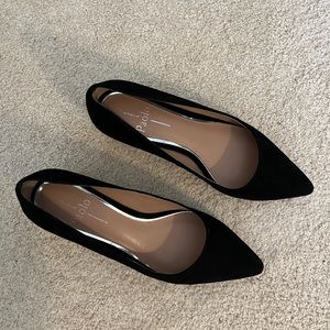 Black Suede Heel Size 6.5